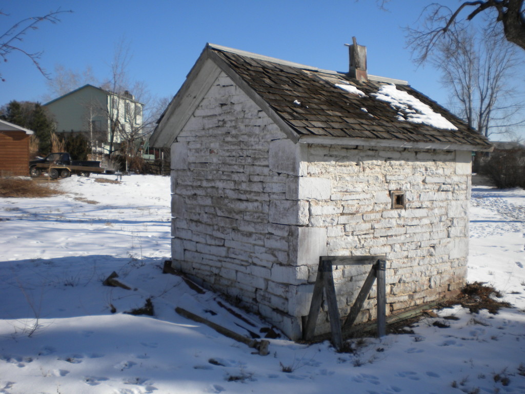The old stone Yeager shed