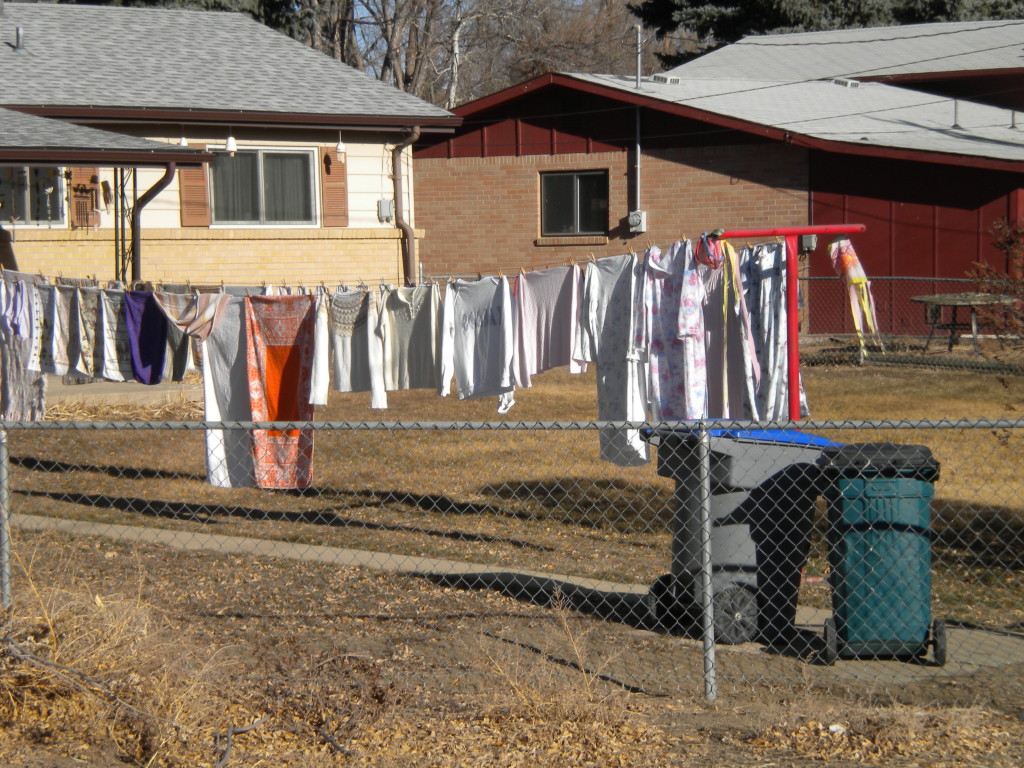 It's good to see some clothes on the line