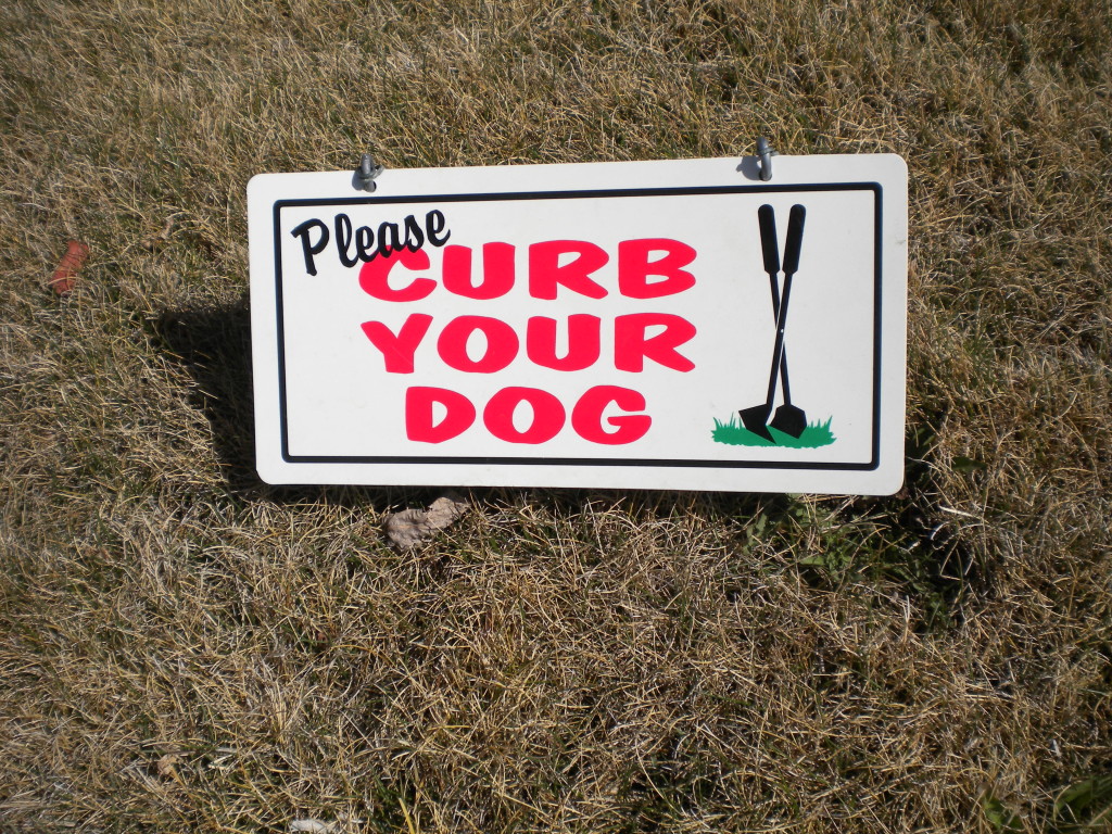 keeping up my dog sign tradition