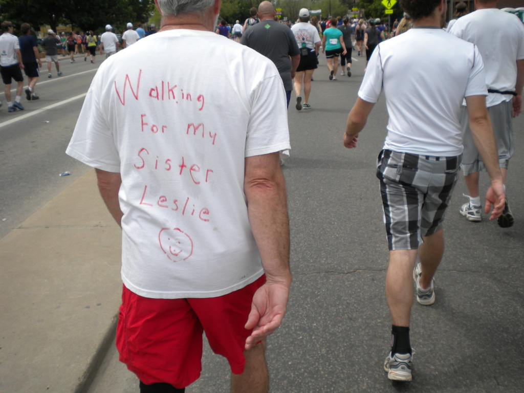 walking for a cause