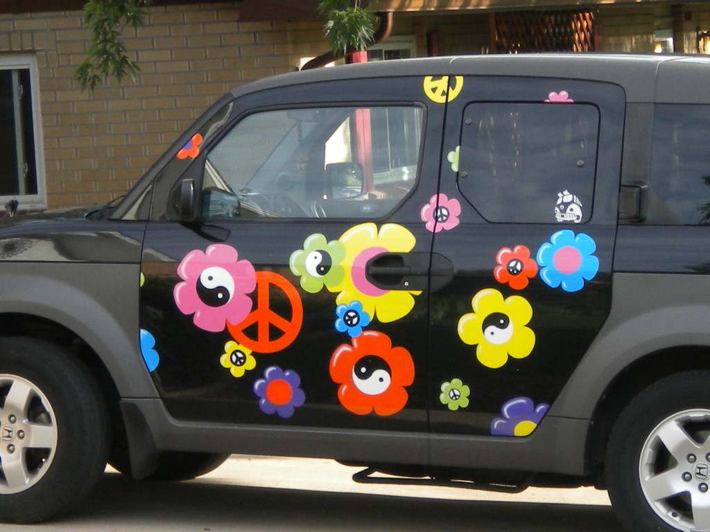 Flower Power car