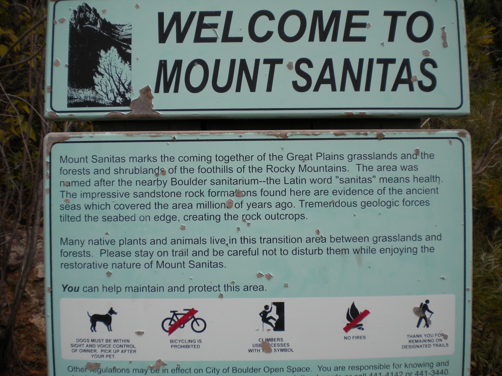 Mt. Sanitas history
