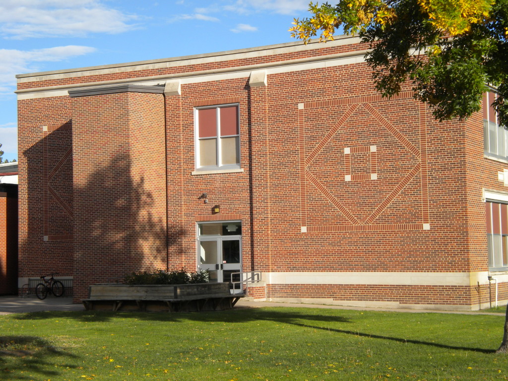 eastern end of south side of high school