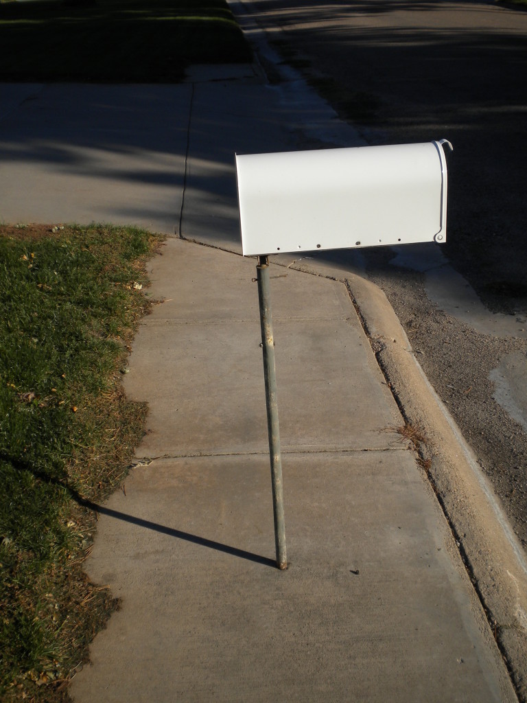 sidewalk mailbox # 3