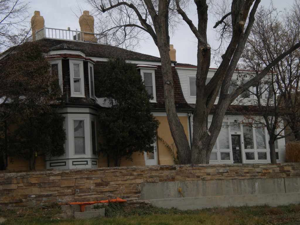 closer up view of Sandstone Ranch house